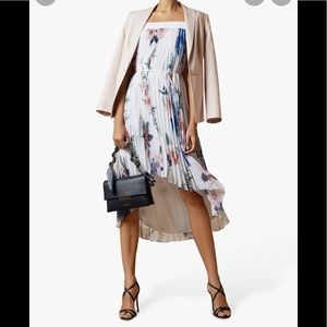 Ted Baker white floral dress  size 1